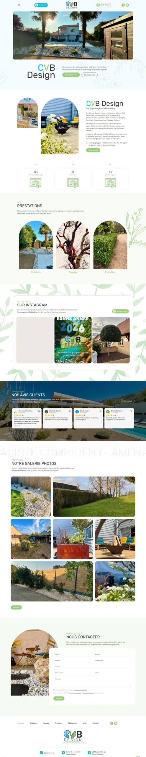 Professional Website Design - Desighcbhome Deepinall Project