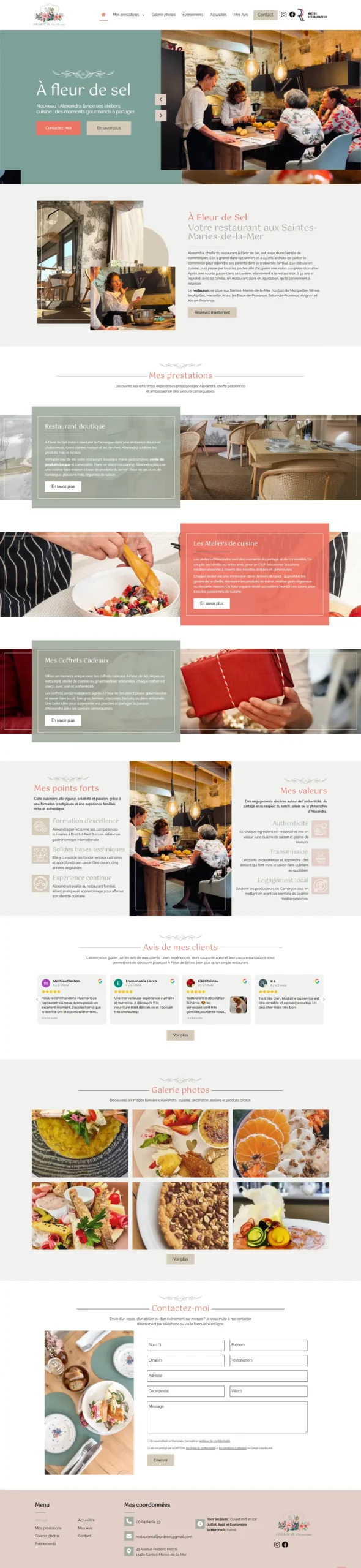 Professional Website Design - Restaulessaintehome Deepinall Project